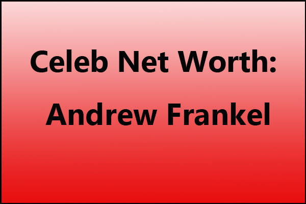 Andrew Frankel net worth