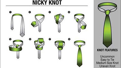 Nickey knot tie