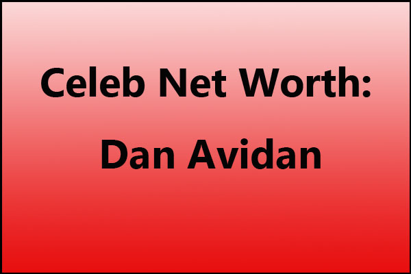Dan Avidan net worth